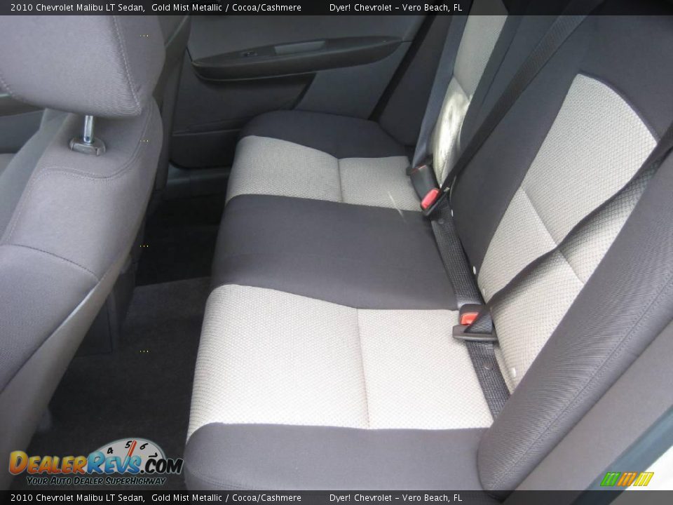 2010 Chevrolet Malibu LT Sedan Gold Mist Metallic / Cocoa/Cashmere Photo #11