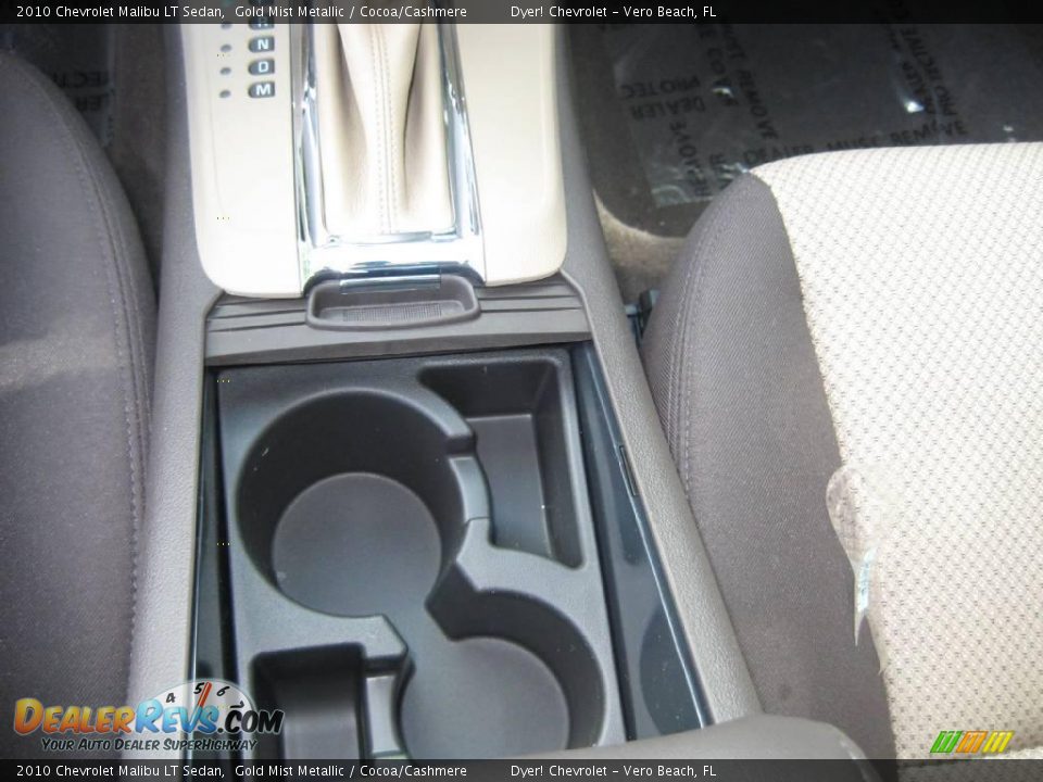 2010 Chevrolet Malibu LT Sedan Gold Mist Metallic / Cocoa/Cashmere Photo #15