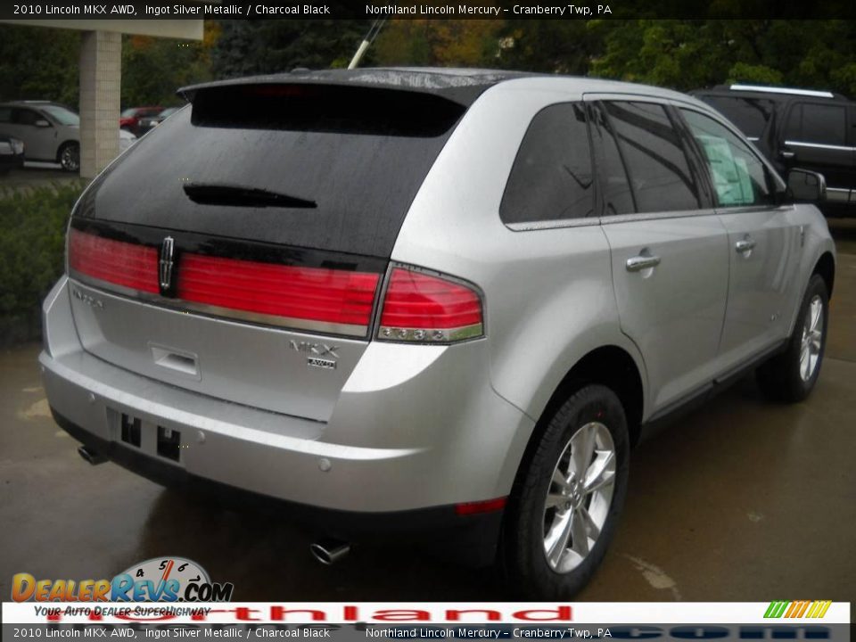2010 Lincoln MKX AWD Ingot Silver Metallic / Charcoal Black Photo #2