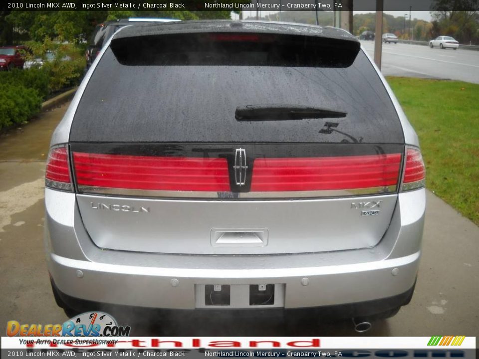2010 Lincoln MKX AWD Ingot Silver Metallic / Charcoal Black Photo #3