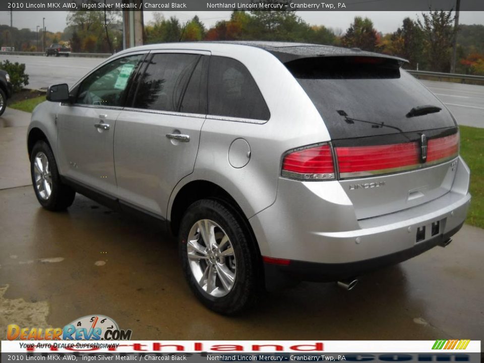 2010 Lincoln MKX AWD Ingot Silver Metallic / Charcoal Black Photo #4