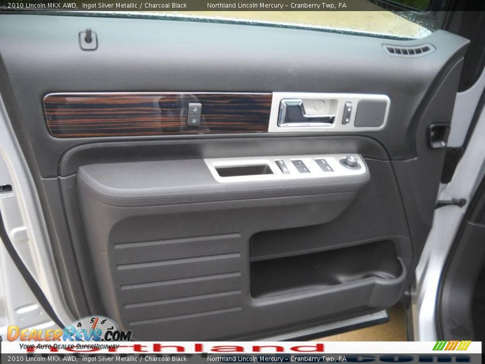 2010 Lincoln MKX AWD Ingot Silver Metallic / Charcoal Black Photo #6
