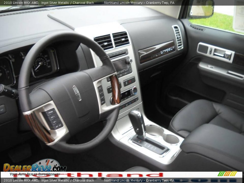 2010 Lincoln MKX AWD Ingot Silver Metallic / Charcoal Black Photo #7