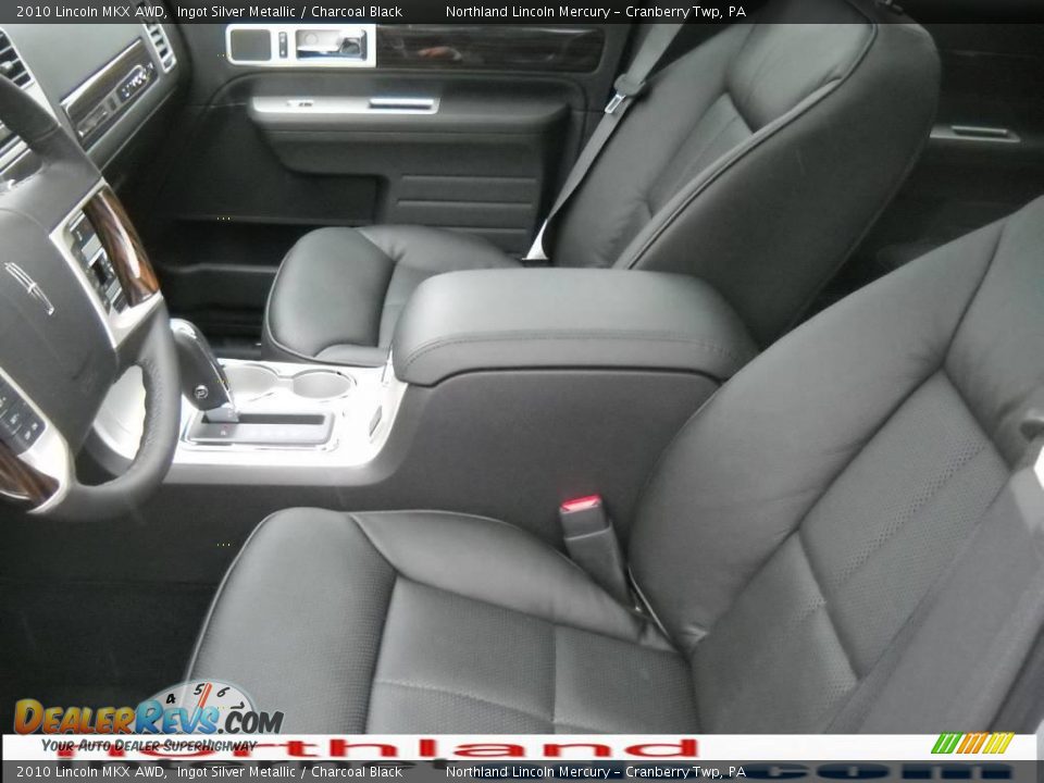 2010 Lincoln MKX AWD Ingot Silver Metallic / Charcoal Black Photo #8