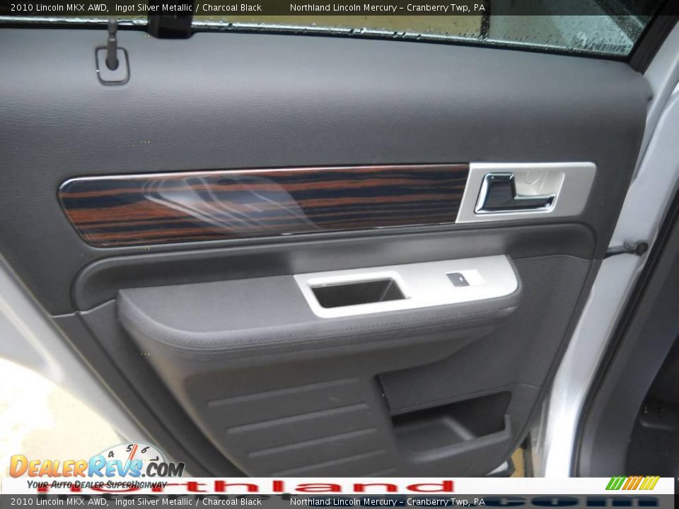 2010 Lincoln MKX AWD Ingot Silver Metallic / Charcoal Black Photo #10