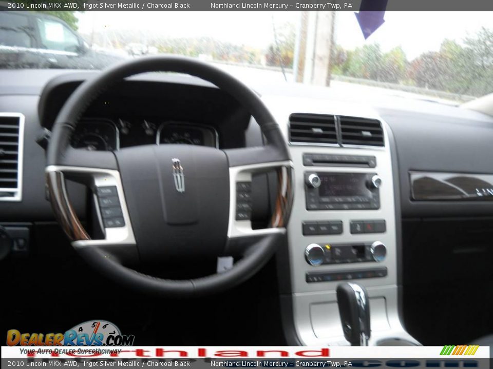2010 Lincoln MKX AWD Ingot Silver Metallic / Charcoal Black Photo #11