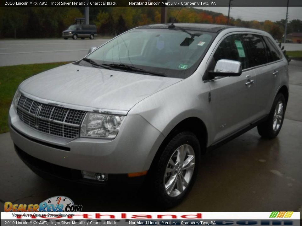 2010 Lincoln MKX AWD Ingot Silver Metallic / Charcoal Black Photo #13