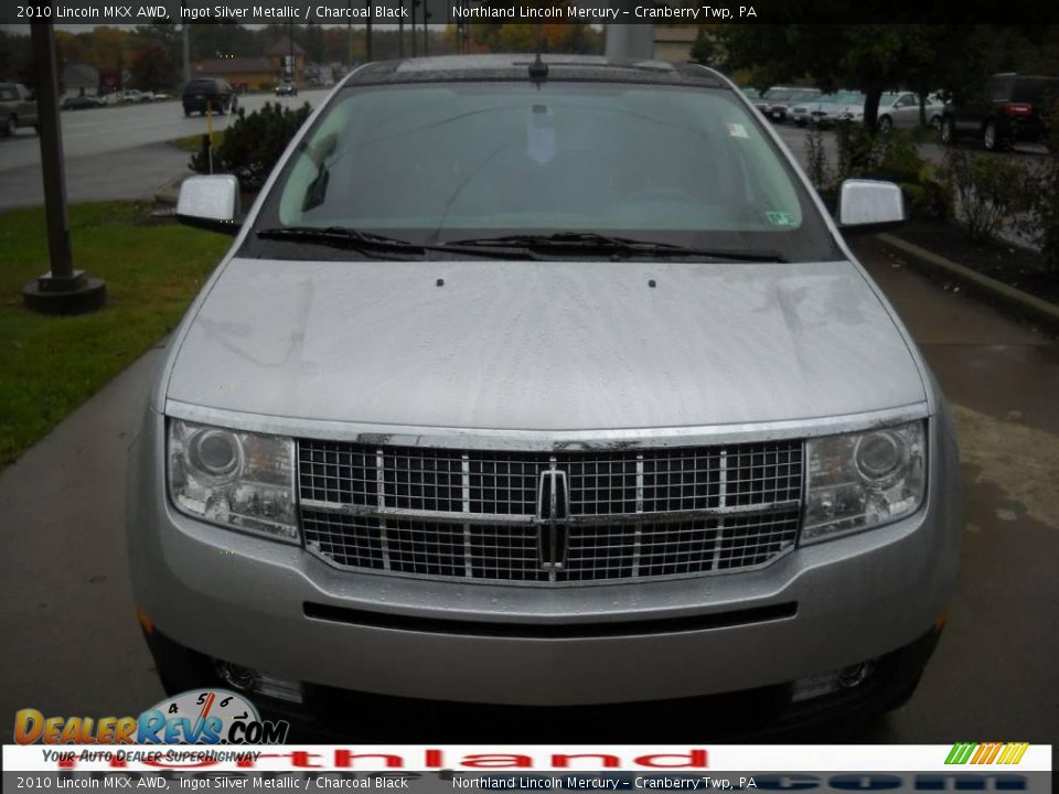 2010 Lincoln MKX AWD Ingot Silver Metallic / Charcoal Black Photo #14