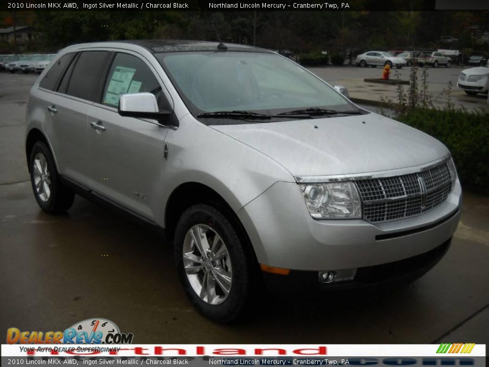 2010 Lincoln MKX AWD Ingot Silver Metallic / Charcoal Black Photo #15