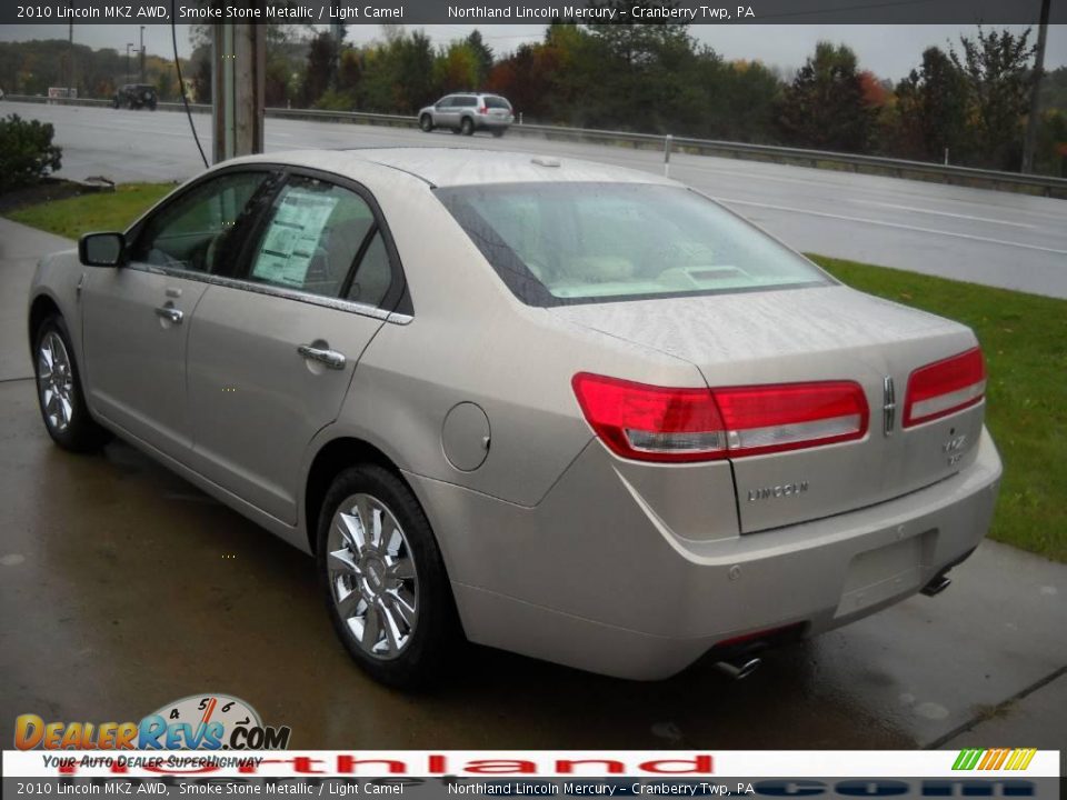 2010 Lincoln MKZ AWD Smoke Stone Metallic / Light Camel Photo #4