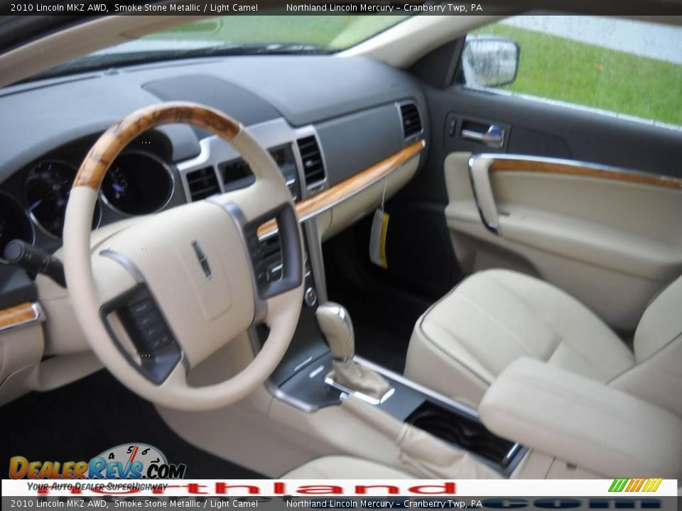2010 Lincoln MKZ AWD Smoke Stone Metallic / Light Camel Photo #7