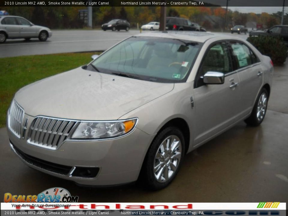 2010 Lincoln MKZ AWD Smoke Stone Metallic / Light Camel Photo #13