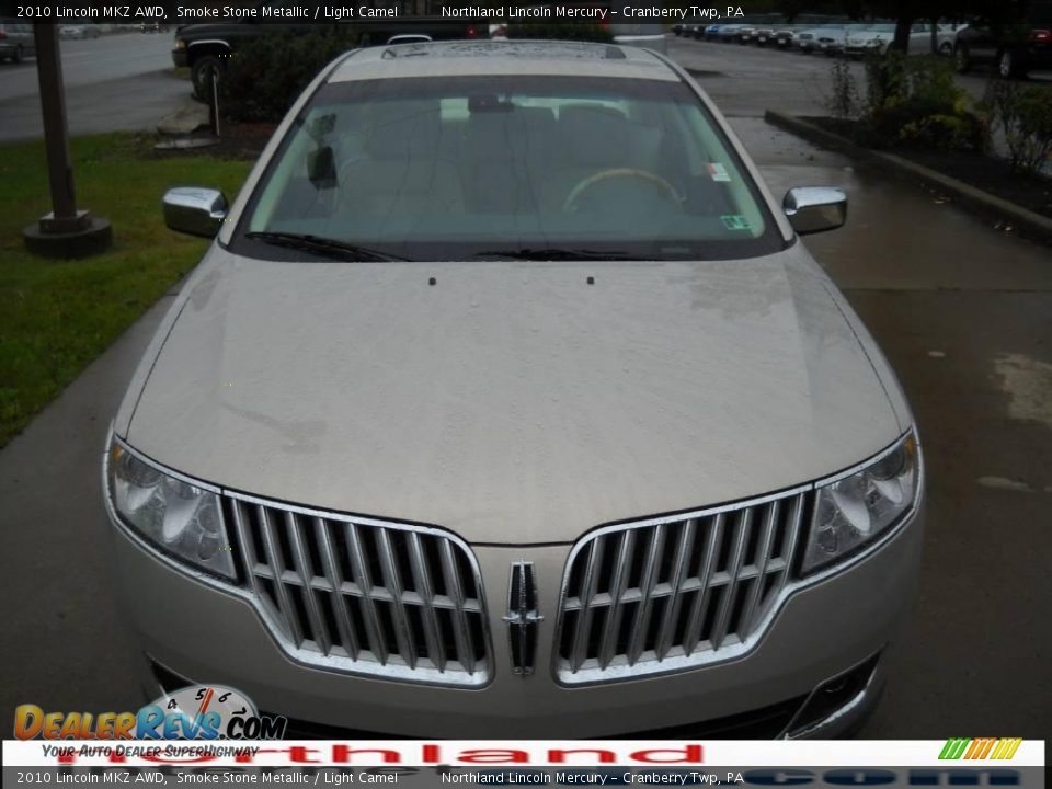 2010 Lincoln MKZ AWD Smoke Stone Metallic / Light Camel Photo #14