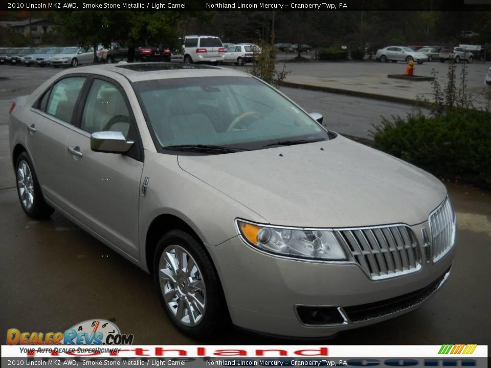 2010 Lincoln MKZ AWD Smoke Stone Metallic / Light Camel Photo #15