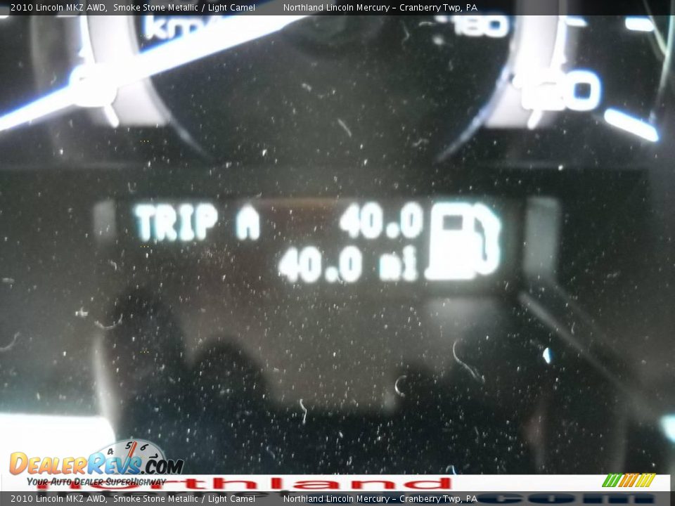 2010 Lincoln MKZ AWD Smoke Stone Metallic / Light Camel Photo #20