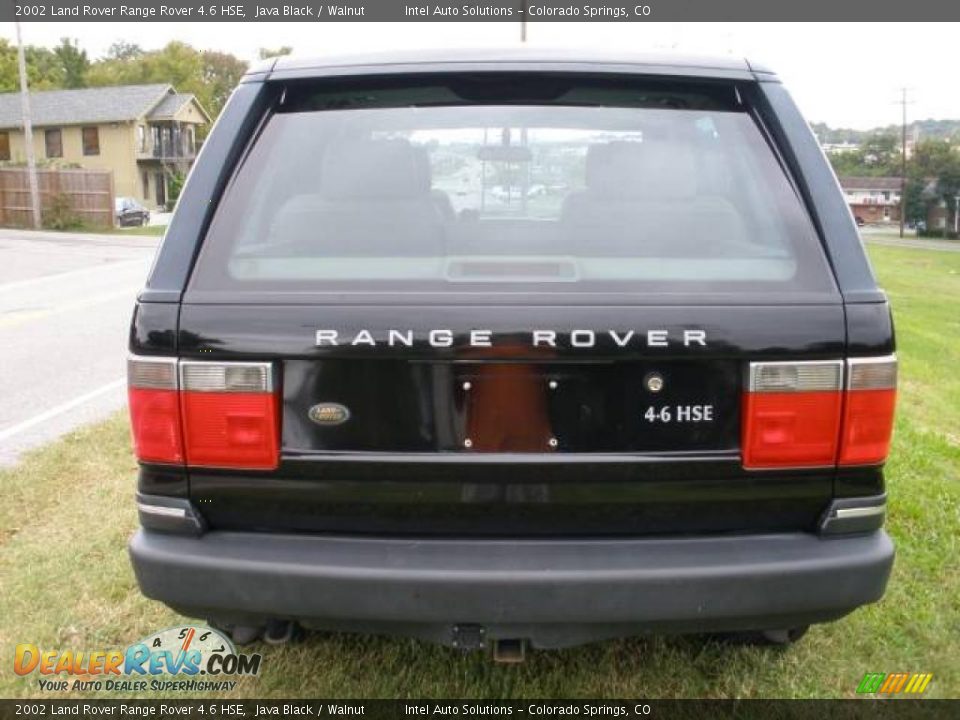 2002 Land Rover Range Rover 4.6 HSE Java Black / Walnut Photo #2