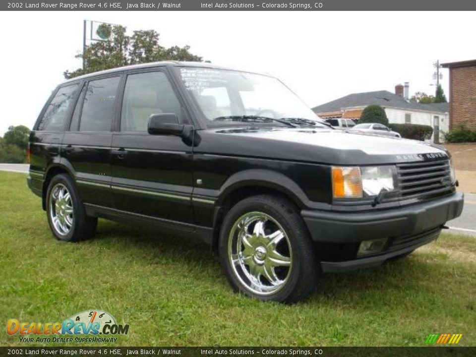 2002 Land Rover Range Rover 4.6 HSE Java Black / Walnut Photo #3