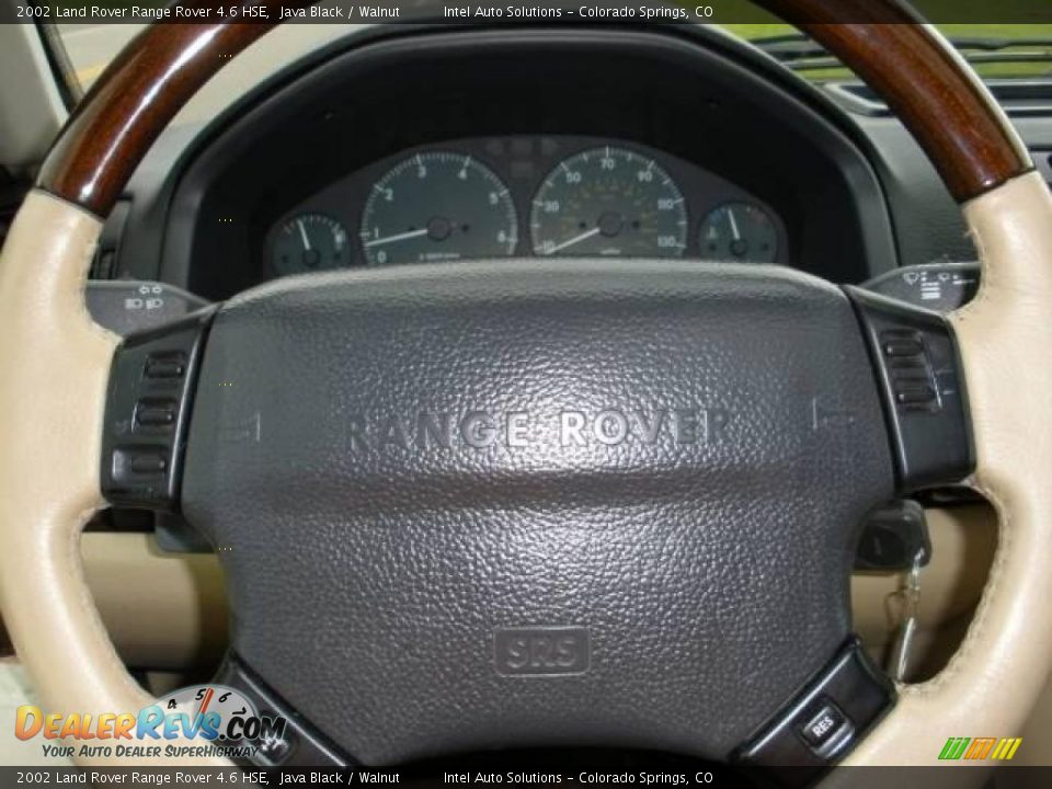 2002 Land Rover Range Rover 4.6 HSE Java Black / Walnut Photo #9