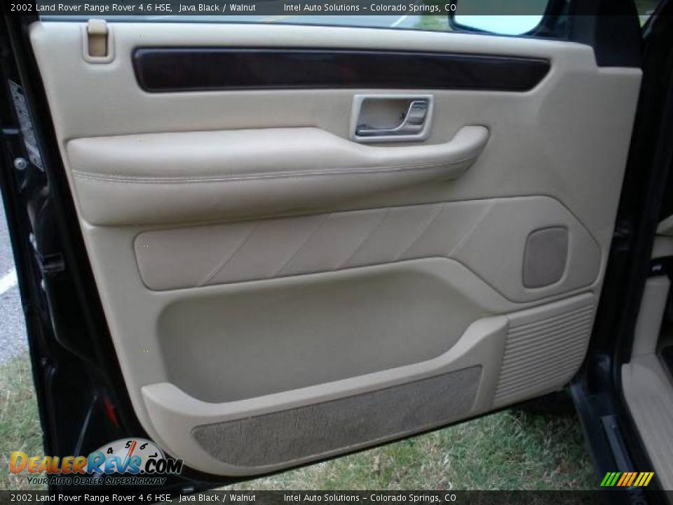 2002 Land Rover Range Rover 4.6 HSE Java Black / Walnut Photo #11