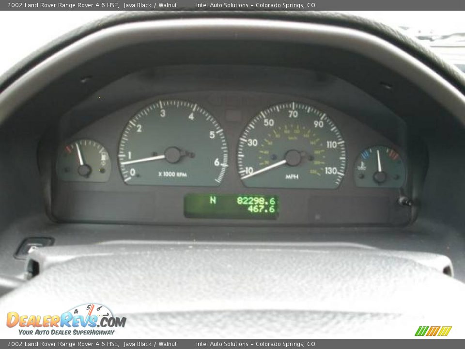 2002 Land Rover Range Rover 4.6 HSE Java Black / Walnut Photo #22