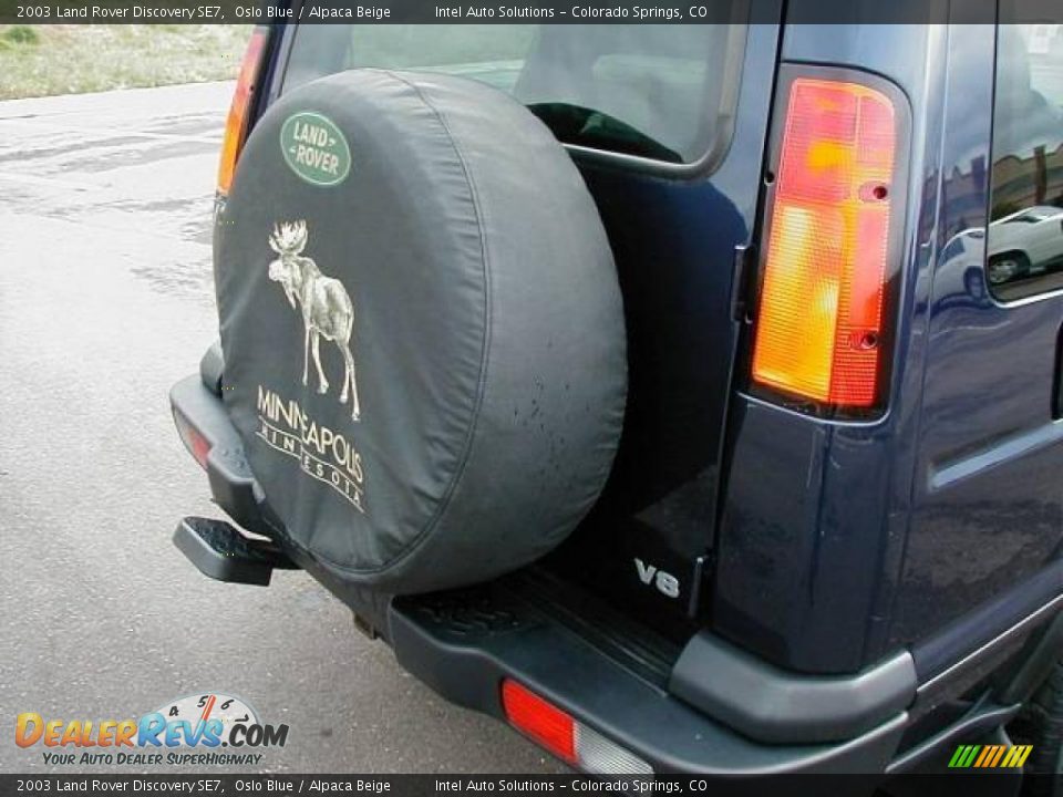 2003 Land Rover Discovery SE7 Oslo Blue / Alpaca Beige Photo #5