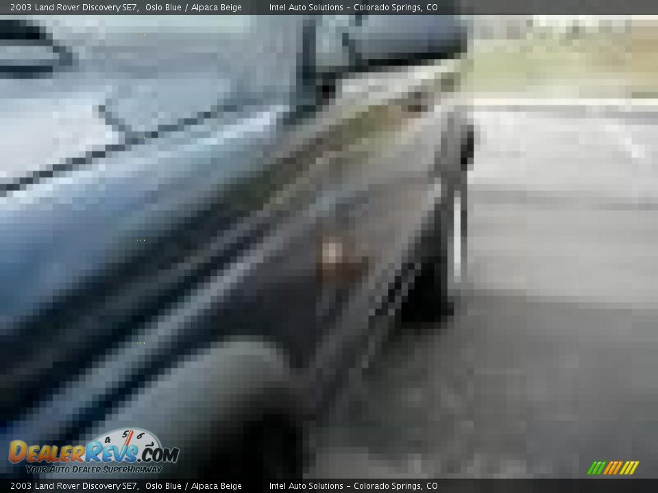 2003 Land Rover Discovery SE7 Oslo Blue / Alpaca Beige Photo #7