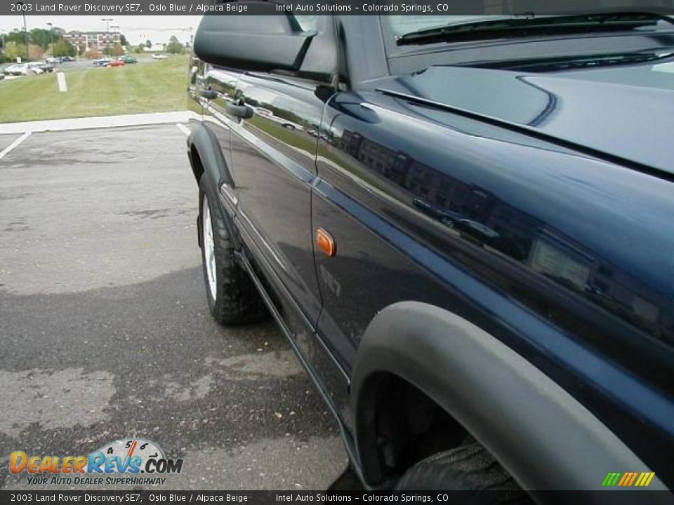 2003 Land Rover Discovery SE7 Oslo Blue / Alpaca Beige Photo #8