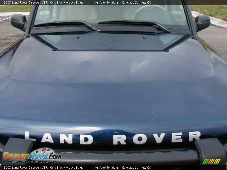 2003 Land Rover Discovery SE7 Oslo Blue / Alpaca Beige Photo #9