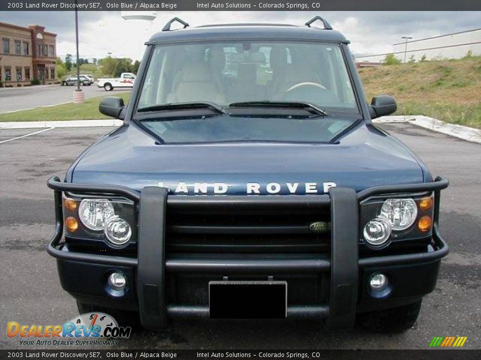 2003 Land Rover Discovery SE7 Oslo Blue / Alpaca Beige Photo #10
