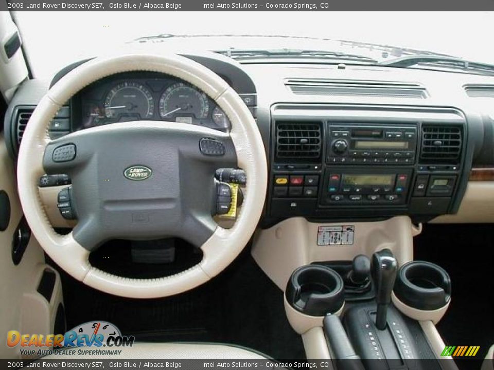 2003 Land Rover Discovery SE7 Oslo Blue / Alpaca Beige Photo #15