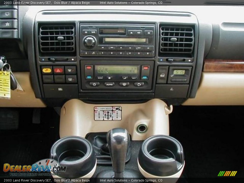 2003 Land Rover Discovery SE7 Oslo Blue / Alpaca Beige Photo #16