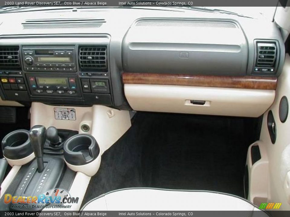 2003 Land Rover Discovery SE7 Oslo Blue / Alpaca Beige Photo #17