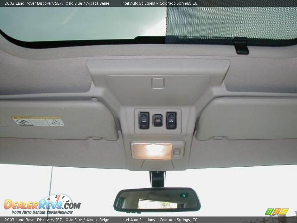 2003 Land Rover Discovery SE7 Oslo Blue / Alpaca Beige Photo #18