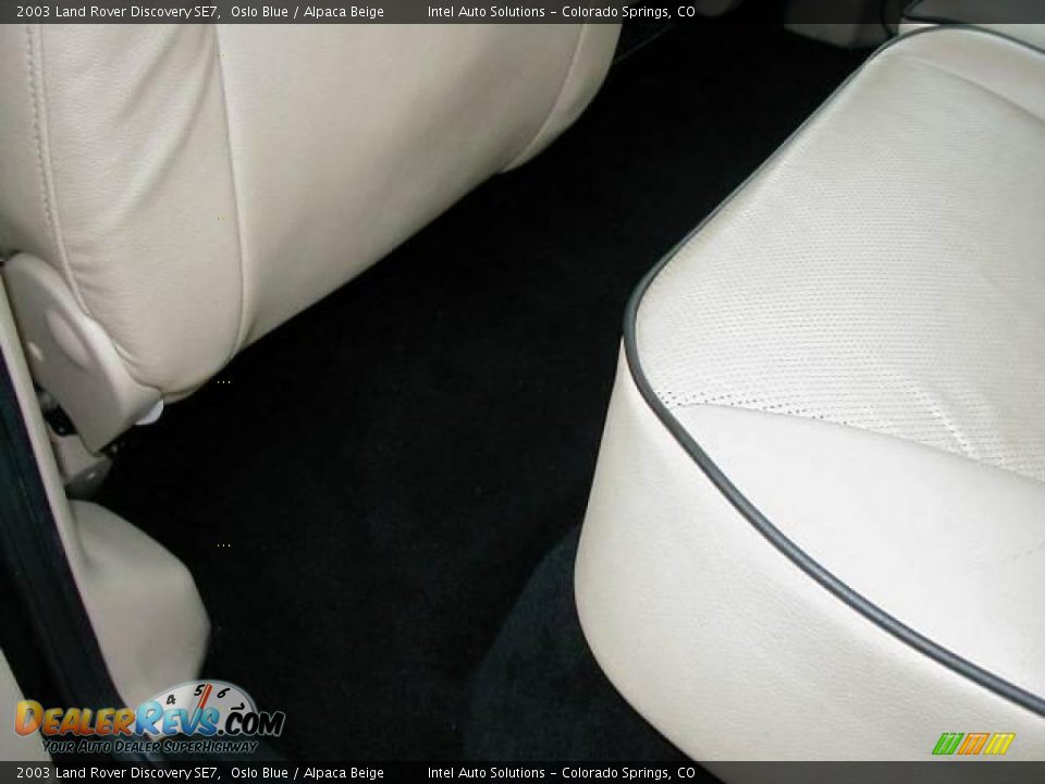 2003 Land Rover Discovery SE7 Oslo Blue / Alpaca Beige Photo #19