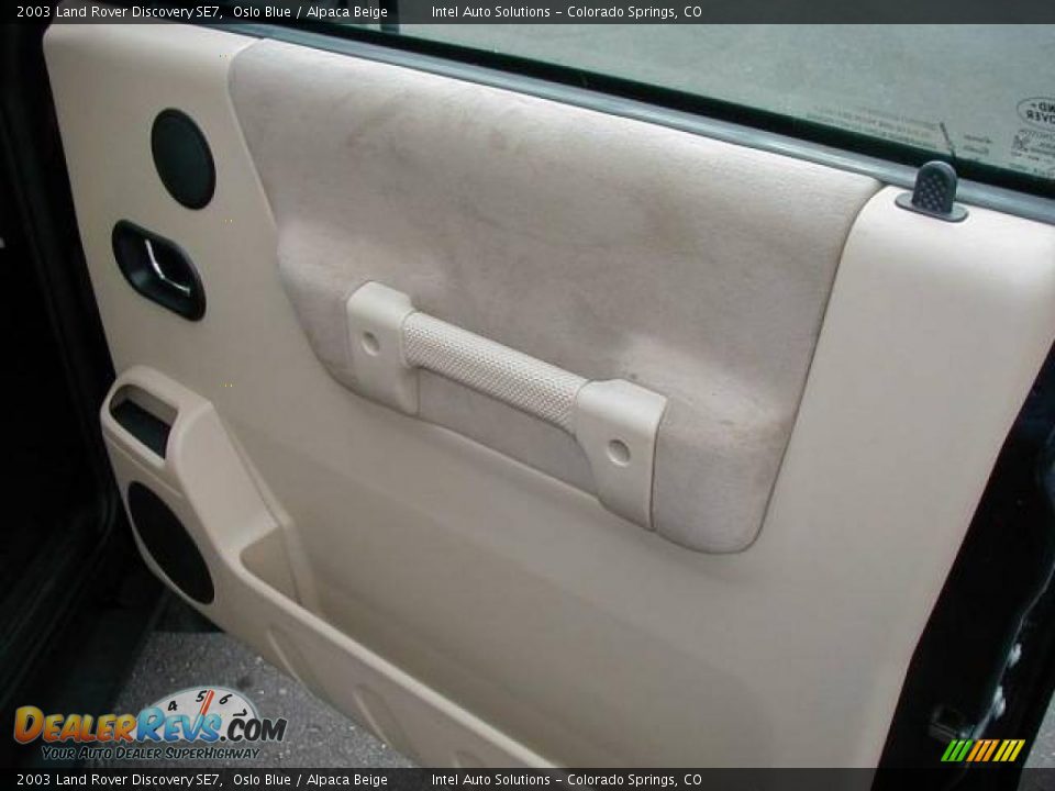 2003 Land Rover Discovery SE7 Oslo Blue / Alpaca Beige Photo #22