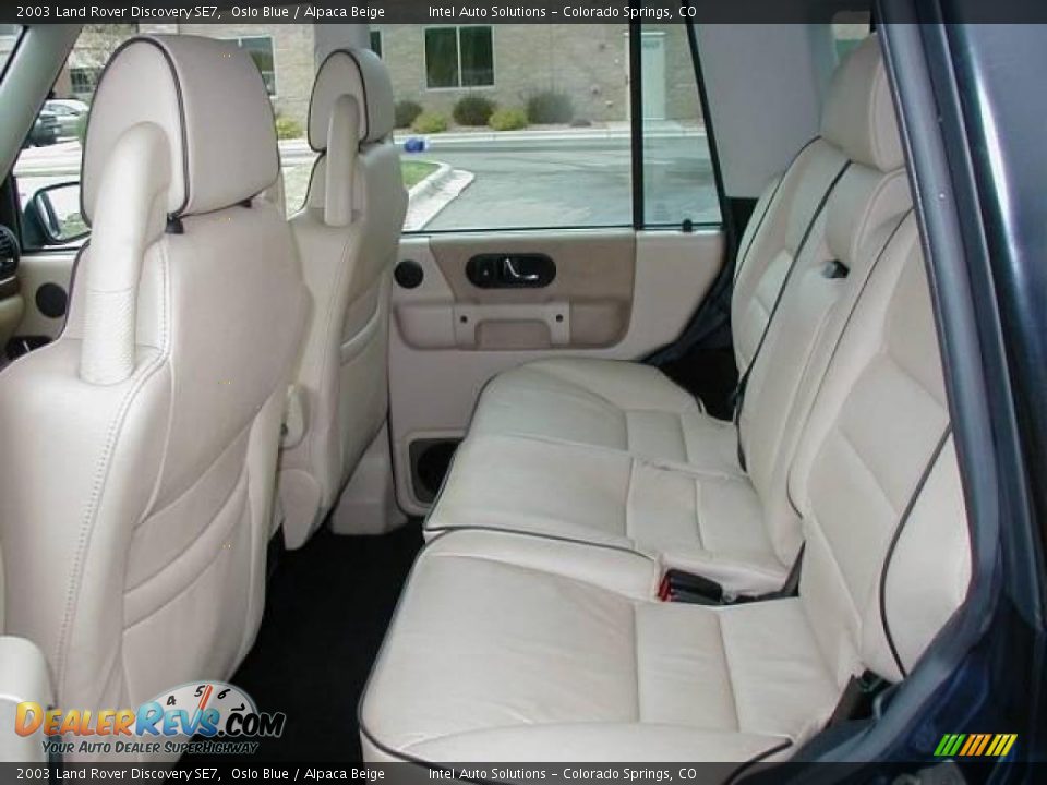 2003 Land Rover Discovery SE7 Oslo Blue / Alpaca Beige Photo #23