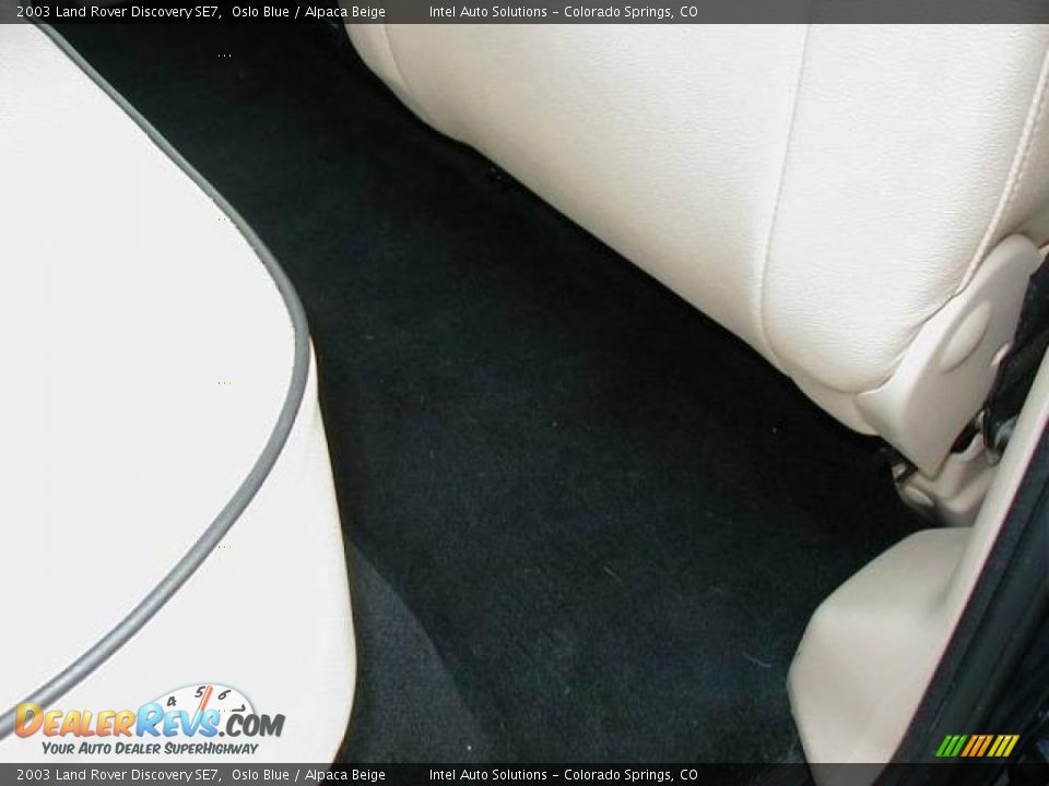 2003 Land Rover Discovery SE7 Oslo Blue / Alpaca Beige Photo #24