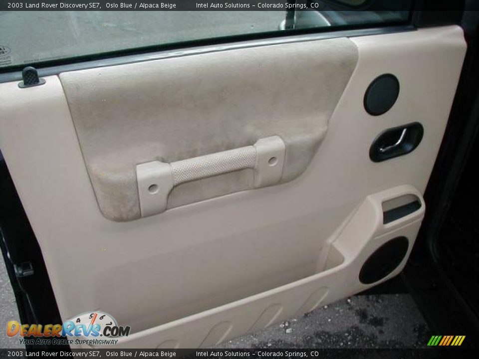2003 Land Rover Discovery SE7 Oslo Blue / Alpaca Beige Photo #27