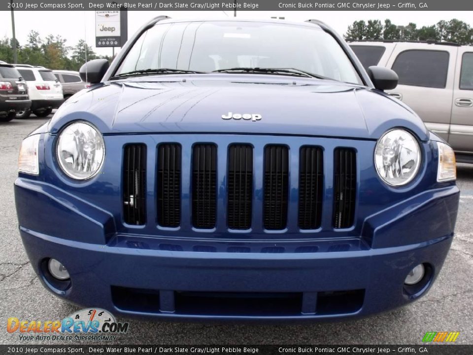2010 Jeep Compass Sport Deep Water Blue Pearl / Dark Slate Gray/Light Pebble Beige Photo #3