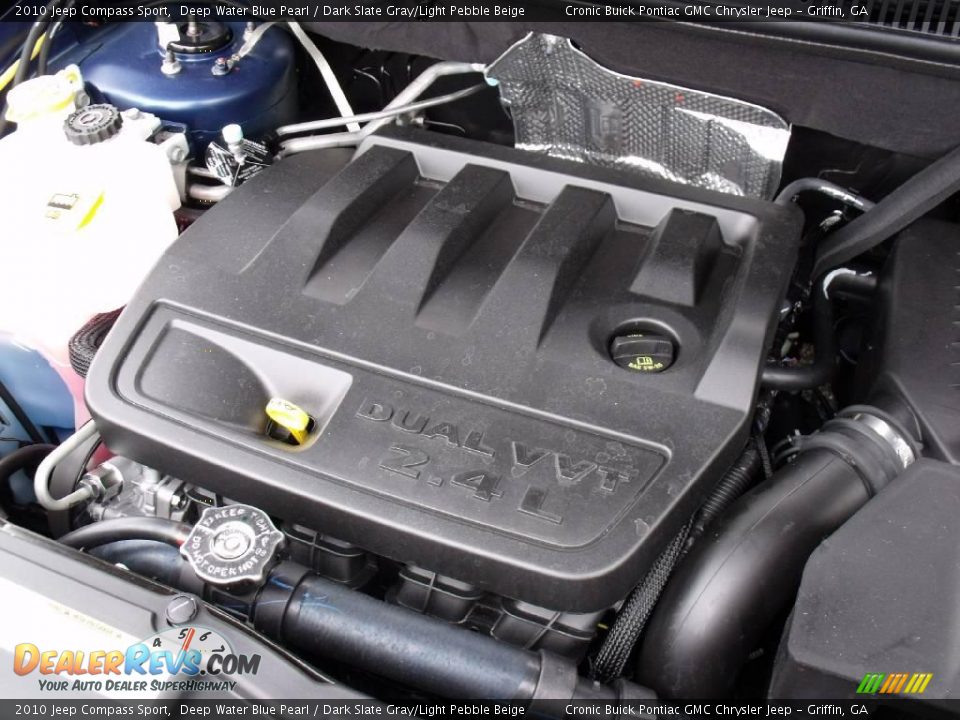 2010 Jeep Compass Sport Deep Water Blue Pearl / Dark Slate Gray/Light Pebble Beige Photo #10