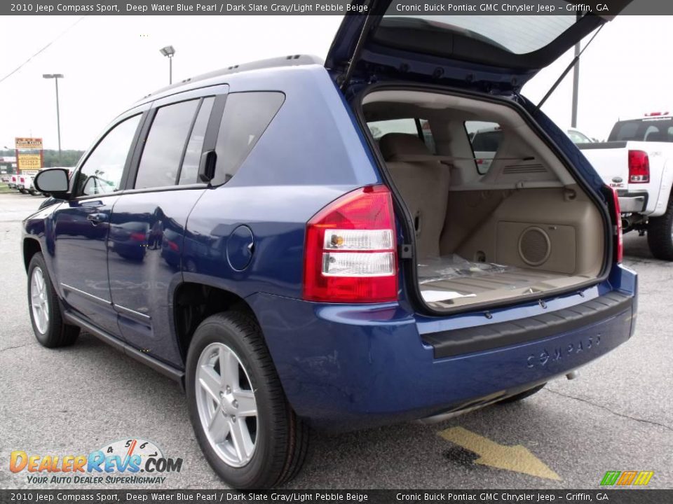 2010 Jeep Compass Sport Deep Water Blue Pearl / Dark Slate Gray/Light Pebble Beige Photo #13