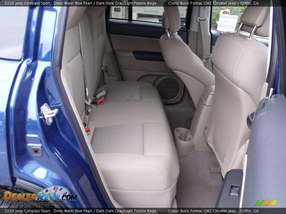 2010 Jeep Compass Sport Deep Water Blue Pearl / Dark Slate Gray/Light Pebble Beige Photo #14