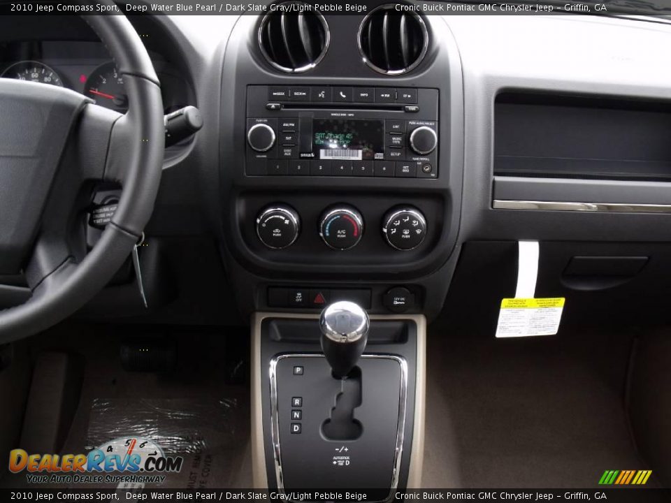2010 Jeep Compass Sport Deep Water Blue Pearl / Dark Slate Gray/Light Pebble Beige Photo #16