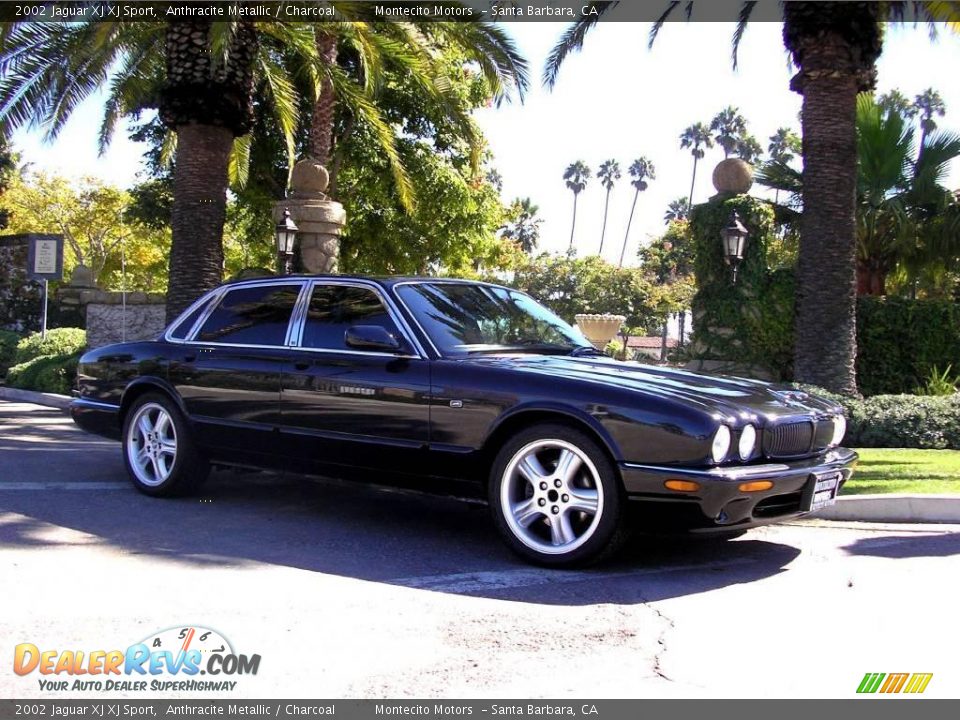 2002 Jaguar XJ XJ Sport Anthracite Metallic / Charcoal Photo #1