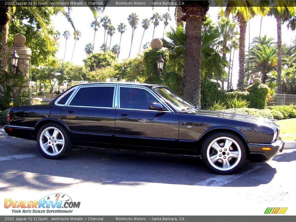 2002 Jaguar XJ XJ Sport Anthracite Metallic / Charcoal Photo #2