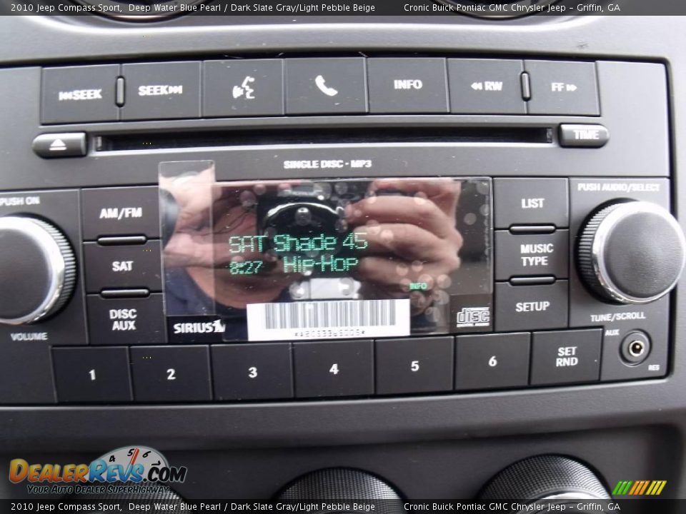 2010 Jeep Compass Sport Deep Water Blue Pearl / Dark Slate Gray/Light Pebble Beige Photo #20