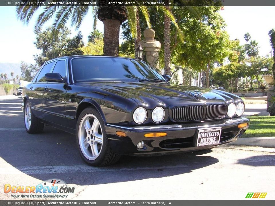 2002 Jaguar XJ XJ Sport Anthracite Metallic / Charcoal Photo #4