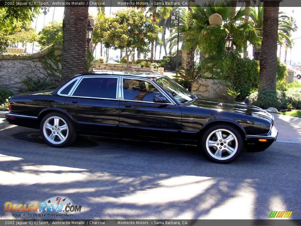 2002 Jaguar XJ XJ Sport Anthracite Metallic / Charcoal Photo #5