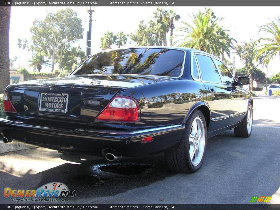 2002 Jaguar XJ XJ Sport Anthracite Metallic / Charcoal Photo #11