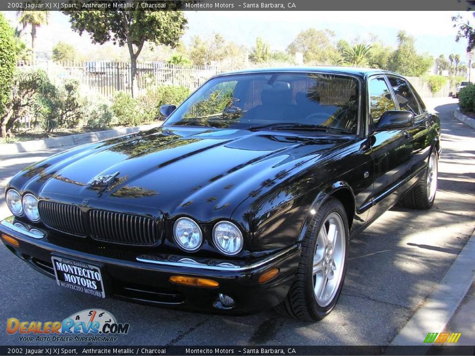 2002 Jaguar XJ XJ Sport Anthracite Metallic / Charcoal Photo #14
